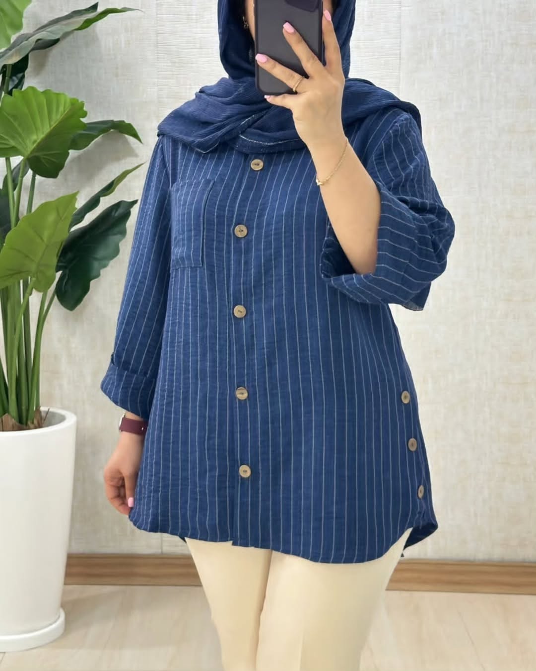 شومیز دکمه دار